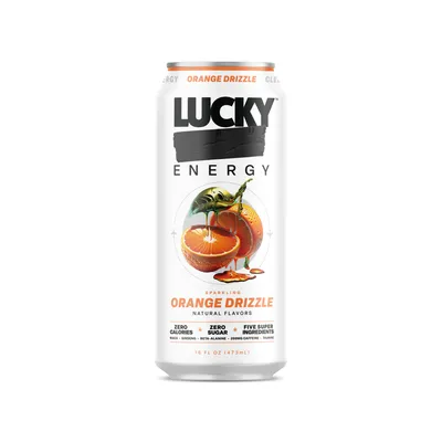 Lucky Energy Orange Drizzle 16 oz Can