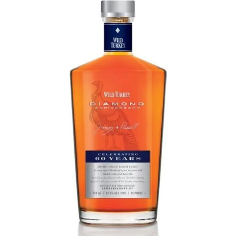 Wild Turkey Diamond Anniversary Kentucky Straight Bourbon Whiskey view 1