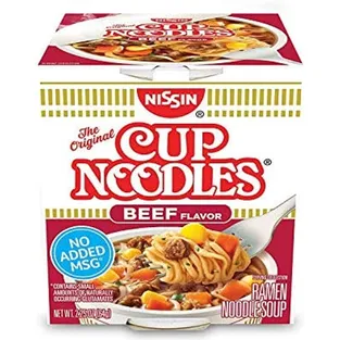 Nissin Cup O Noodles Beef Carton