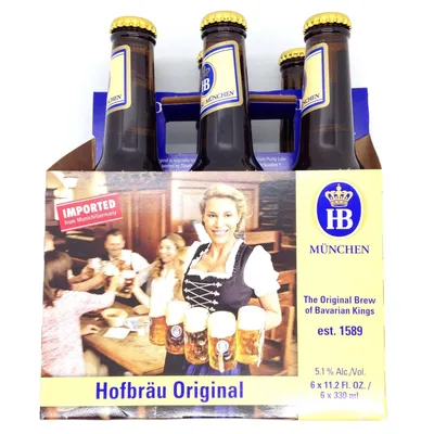 Hofbräu Original 6-pack 6×330mL bottles