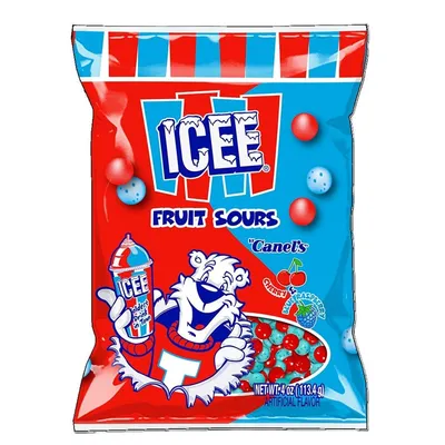 ICEE Fruit Sours Candy 4 oz bag