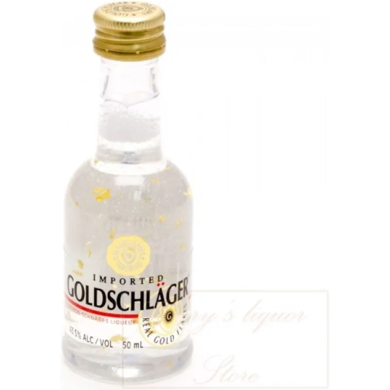 Goldschlager Cinnamon Schnapps Liqueur With Gold Flakes view 1