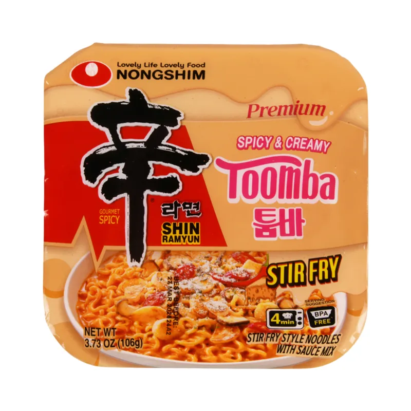 Nongshim Shin Ramyun Toomba Spicy & Creamy Stir-Fry Noodles view 1