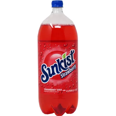 Sunkist Strawberry Soda - 2 L Bottle 67.6oz Bottle