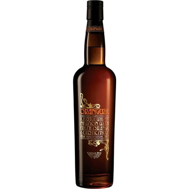 Compass Box Orangerie Blended Scotch Whisky infused with Orange Zest, Cassia & Clover view 1