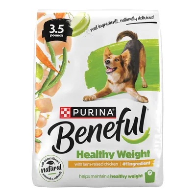 Purina Beneful Healthy Weight Dog Food 3.5 lb Bag