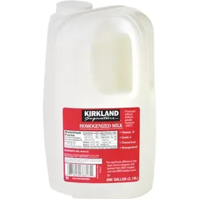 Kirkland Signature Whole Milk 1 gallon 3.78 L