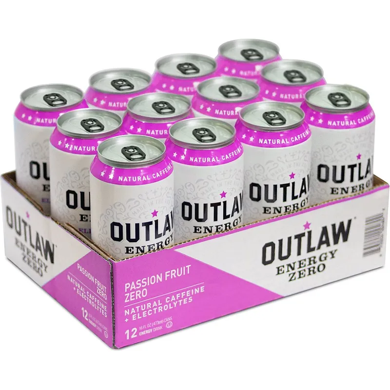 Outlaw Passion Fruit Zero Energy Drink view 1