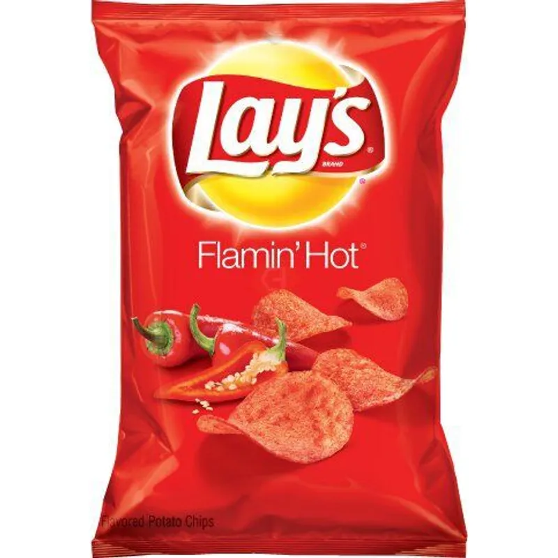 Lay's Flamin' Hot Potato Chips view 1