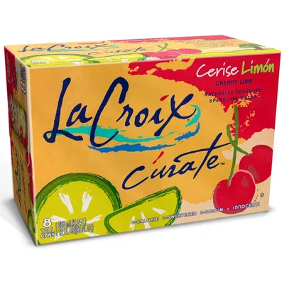 La Croix Curate Cherry Lime 8x 12oz Cans