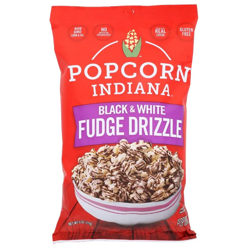 Popcorn Indiana Black & White Drizzlecorn view 1