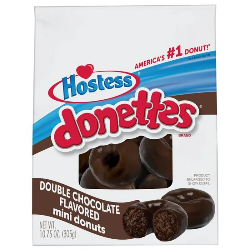 Hostess Donettes Double Chocolate Mini Donuts view 1