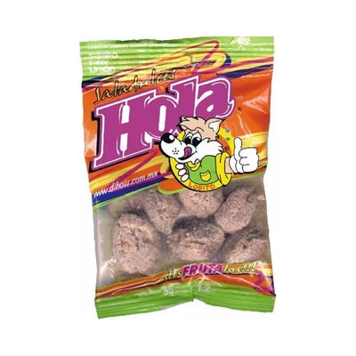 HOLA Lemon-Flavored Salted Apricot Saladitos 1.2 oz Bag