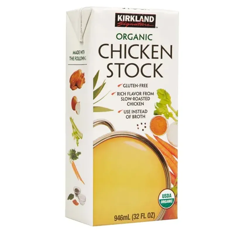 Kirkland Signature Organic Chicken Stock view 1