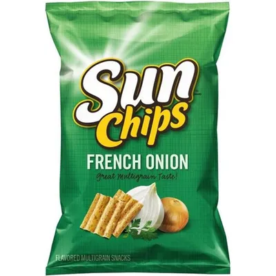 Sun Chips Flavored Whole Grain Snacks French Onion 7 oz Bag