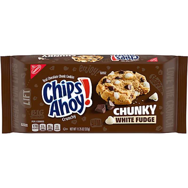 Chips Ahoy! Chunky Cookies White Fudge view 1