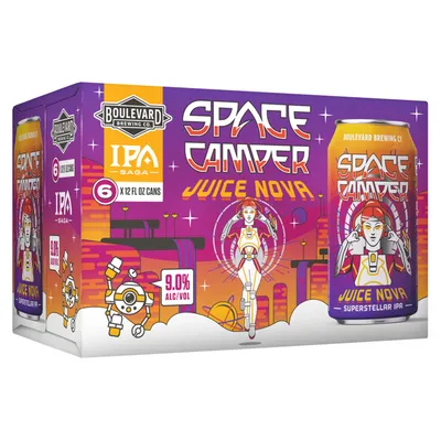 Boulevard Brewing Co. Space Camper Juice Nova Double IPA 6 Pack 72 oz cans