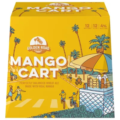 Golden Road Mango Cart Mango Wheat Ale 12-pack 12 oz bottles