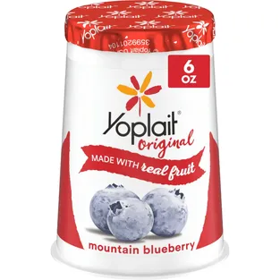 Yoplait Original Mountain Blueberry Low Fat Yogurt