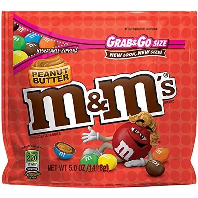 M&M'S Peanut Butter Chocolate Candies 5oz Bag