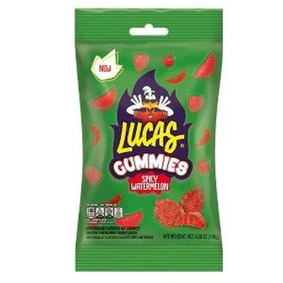 Lucas Spicy Watermelon Gummies 4.58 oz Bag