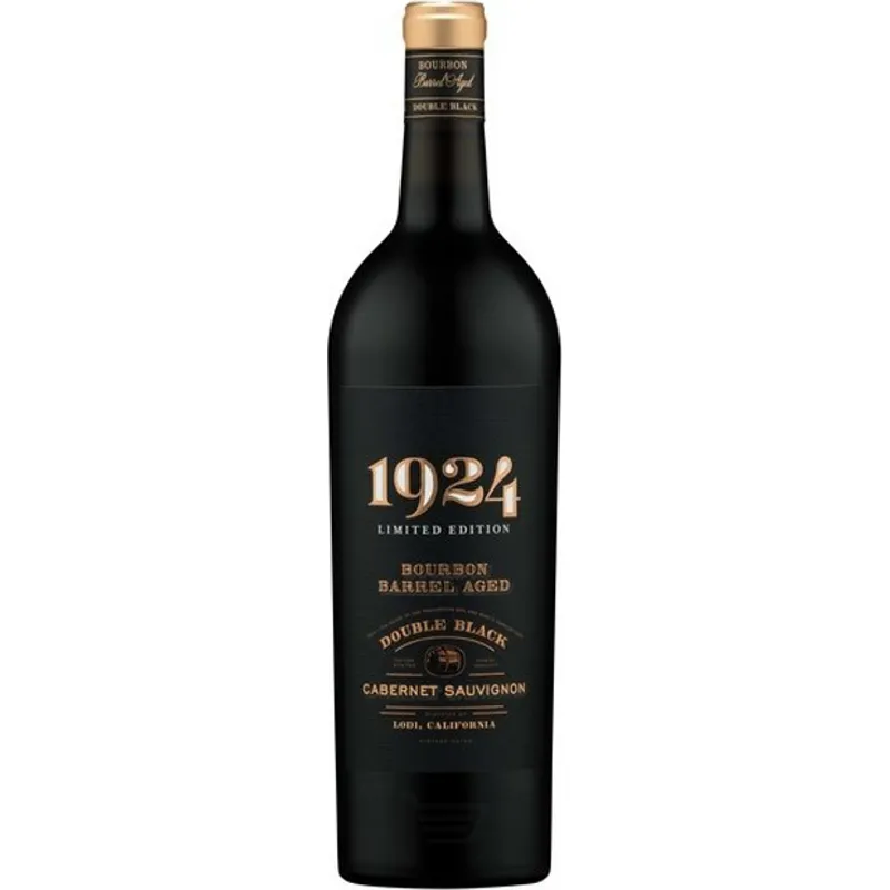 1924 Double Black Bourbon Barrel Aged Cabernet Sauvignonn view 1