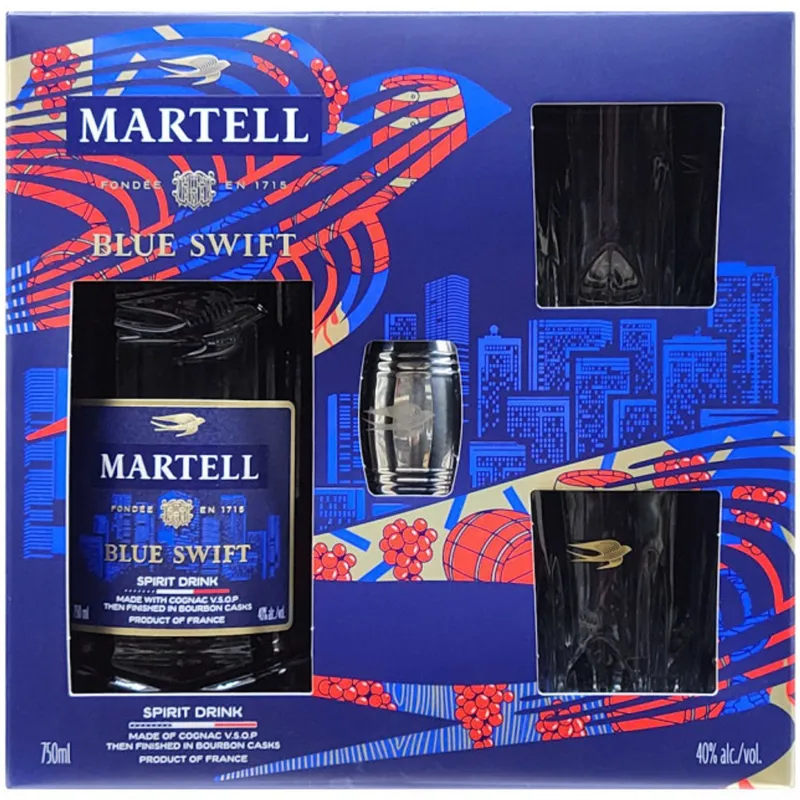 Martell Blue Swift VSOP Cognac view 1