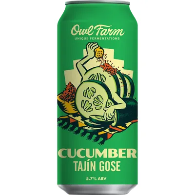 Owl Farm Cucumber Tajin Gose 16oz Can