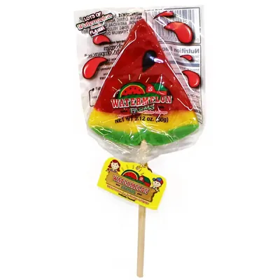 Watermelon Farms Watermelon Lollipop 2.12 oz Bag