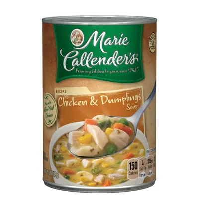 Marie Callender's Chicken & Dumplings Soup 15 oz Can