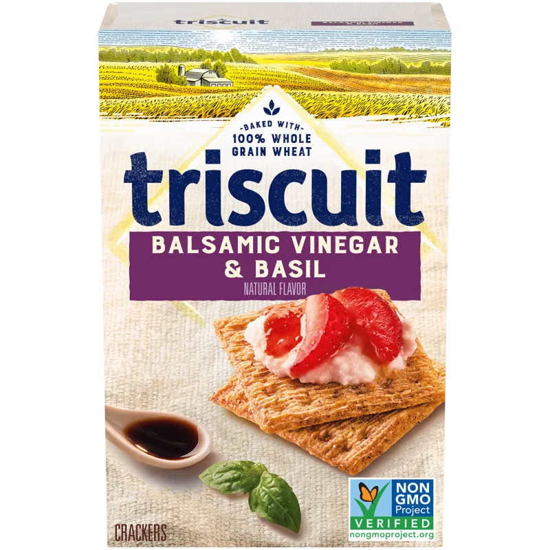 Triscuit Balsamic Vinegar & Basil Crackers view 1