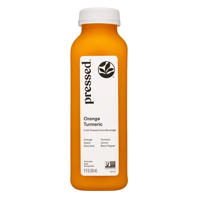 Pressed Juicery Orange Turmeric Cold-Pressed Juice 12 oz