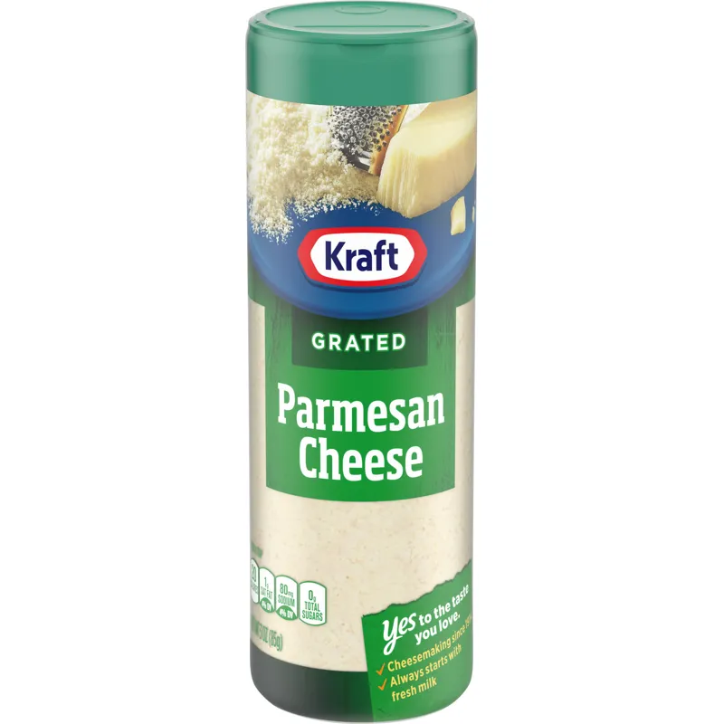 Kraft 100% Grated Parmesan Cheese view 1