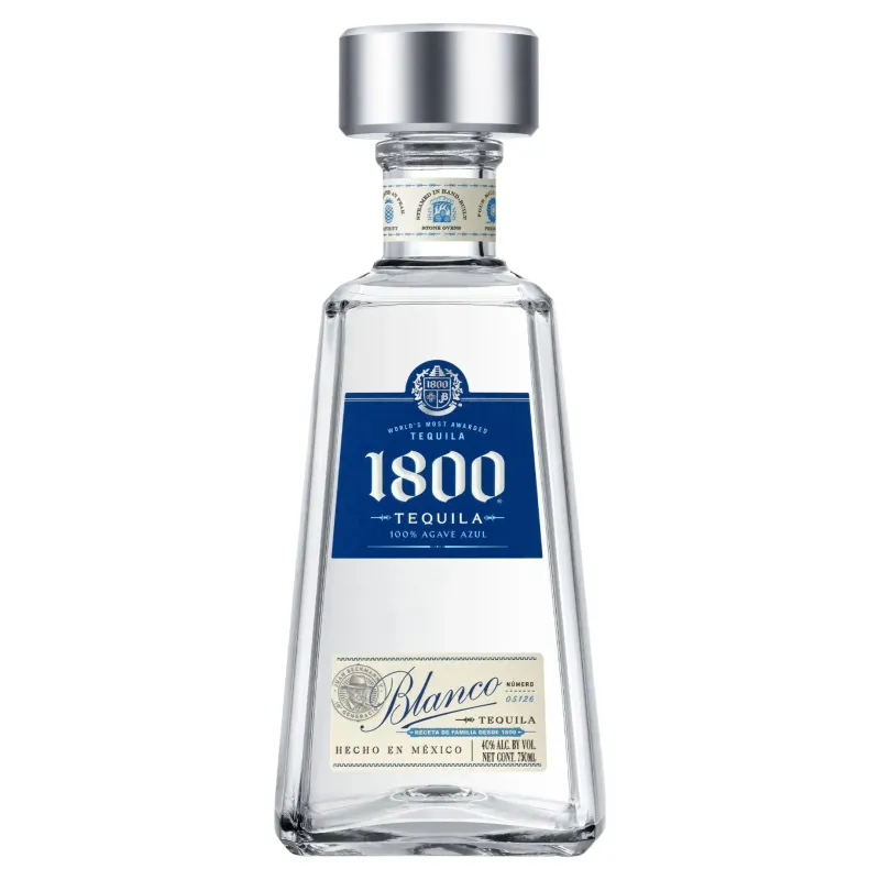 1800 Silver Tequila Blanco view 1
