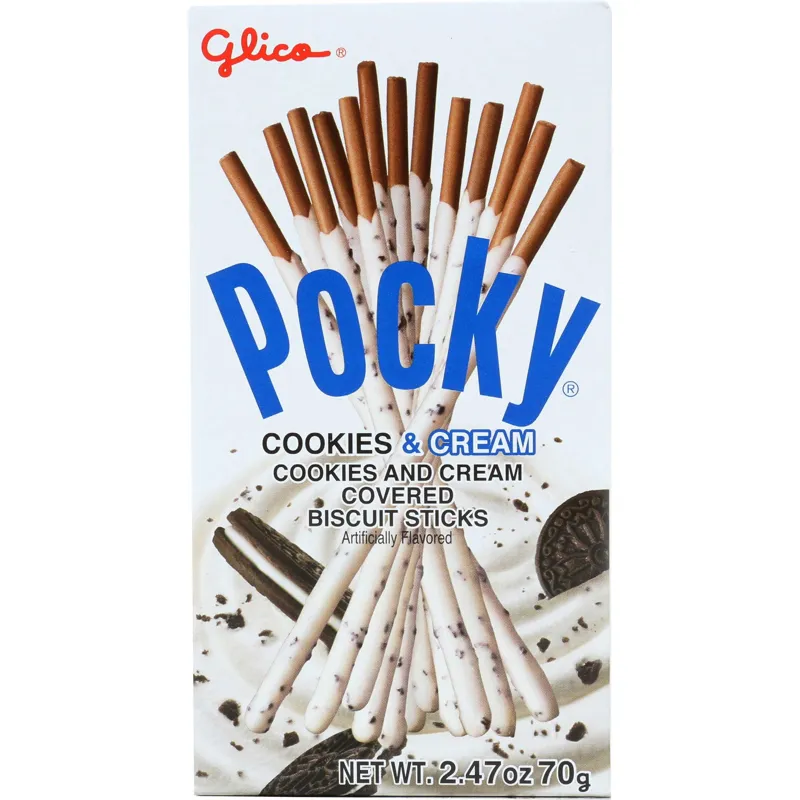 Pocky Cookies & Cream Covered Biscuit Sticks view 1