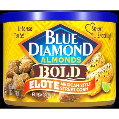 Blue Diamond Bold Elote Mexican-Style Street Corn Flavored Almonds 4 oz Bag