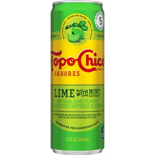 Topo Chico Lime With Mint