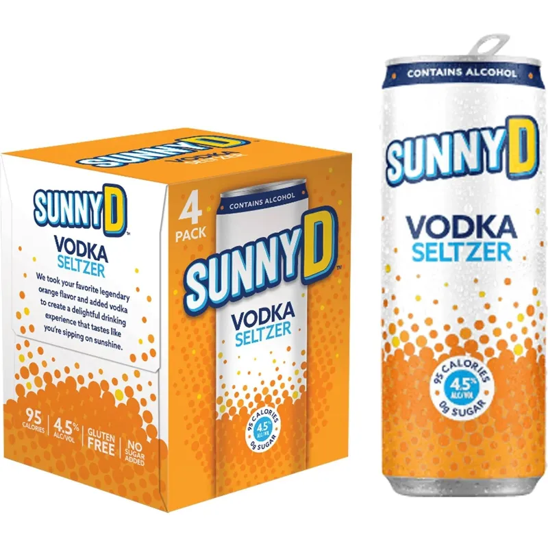 Sunny D Vodka Seltzer view 1