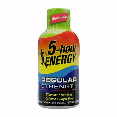 5-Hour Energy Regular Strength Watermelon 1.93 oz Bottle