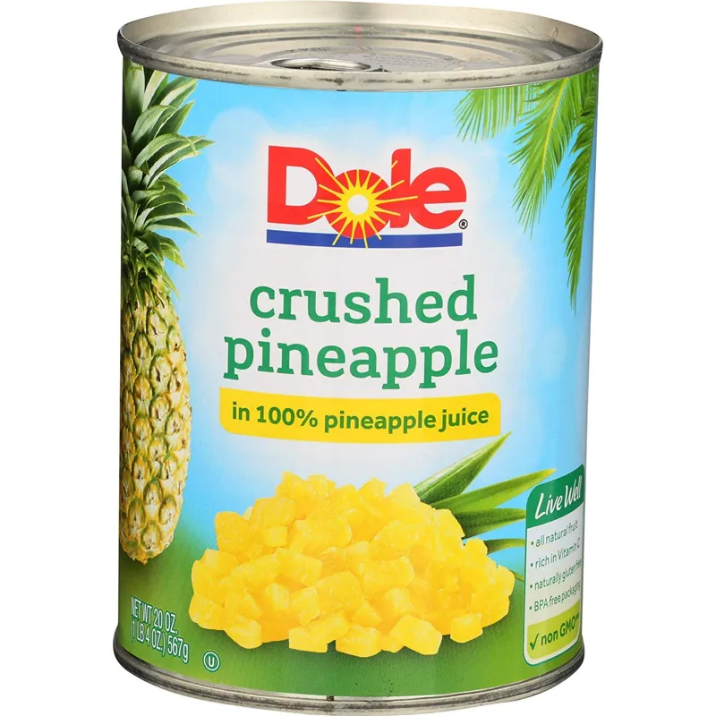 Dole Crushed Pineapple view 1