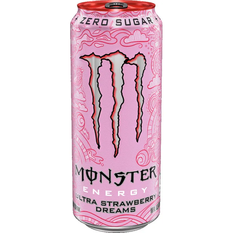 Monster Zero Sugar Ultra Strawberry Dreams Energy Drink view 1