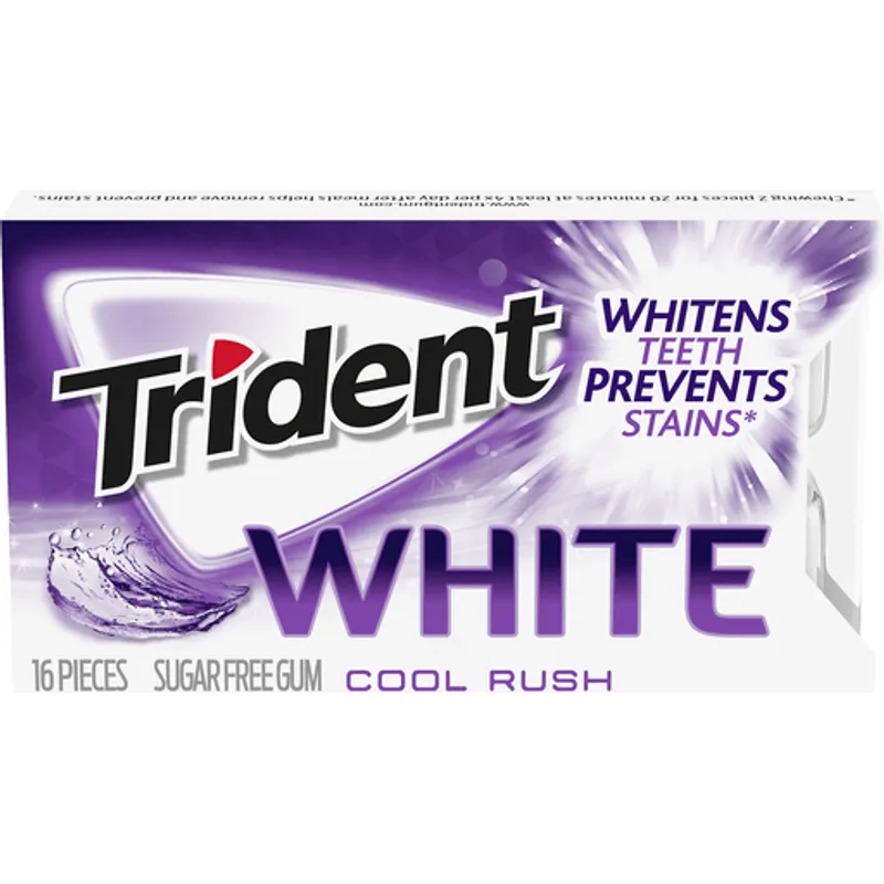 Trident White Cool Rush view 1