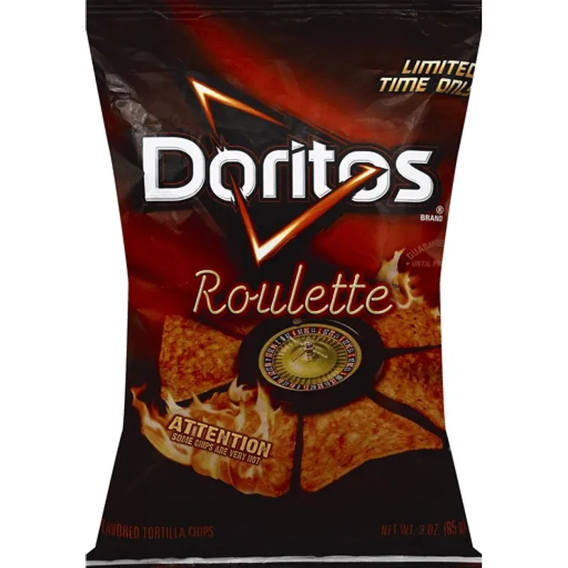 Doritos Roulette Tortilla Chips Some Chips are Very Hot view 1