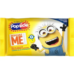 Popsicle Minions Face Piece Ice Pops Box