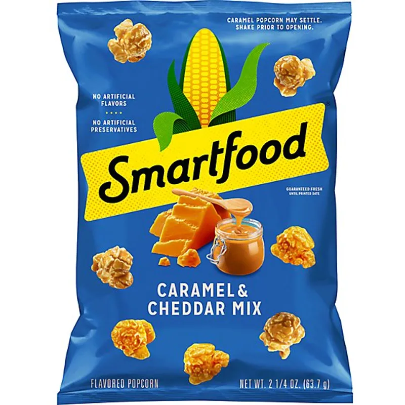 Smartfood Popcorn Caramel & Cheddar Mix view 1