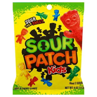 Sour Patch Kids Soft & Chewy Candy 3.6 oz Bag
