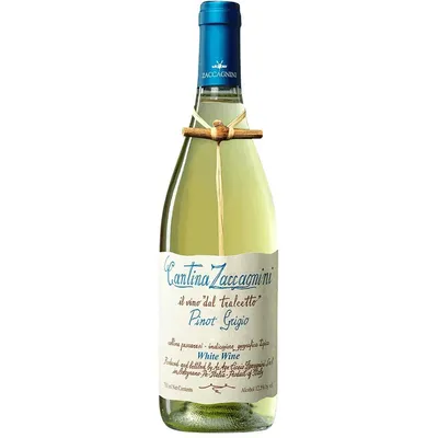 Cantina Zaccagnini Pinot Grigio Wine 750mL