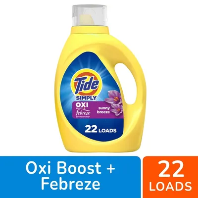 Tide Simply Oxi Boost + Febreze Odor Defense 31 oz Bottle