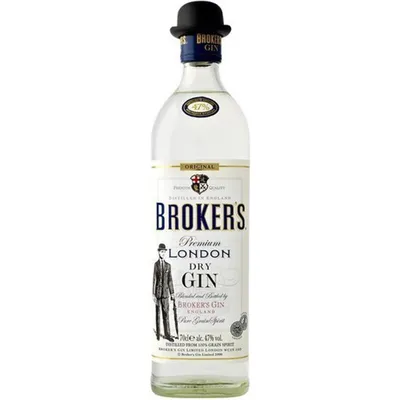 Broker's Premium London Dry Gin 750mL