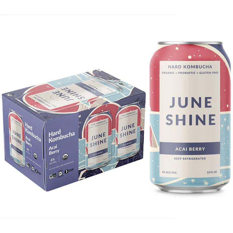 JuneShine Acai Berry Hard Kombucha view 1